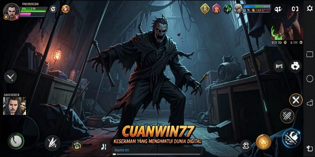 Tangkapan layar permainan menyoroti momen ketegangan dan misteri.