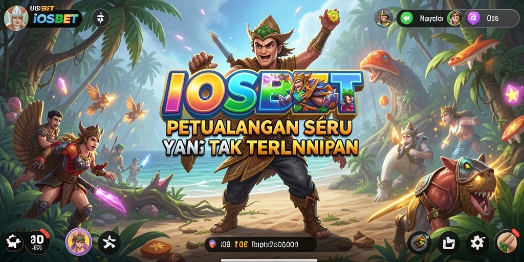 Tampilan epic gameplay dalam dunia petualangan IOSBET.