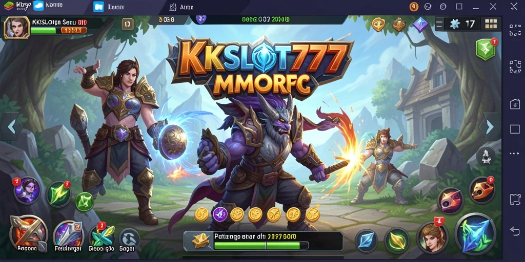 Gameplay seru di KKSLOT777 menampilkan pertarungan epik dan eksplorasi dunia.