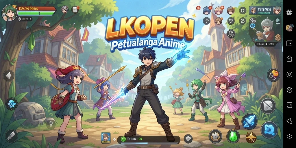 Tampilan menarik dari gameplay LKOPEN yang menghadirkan aksi seru.