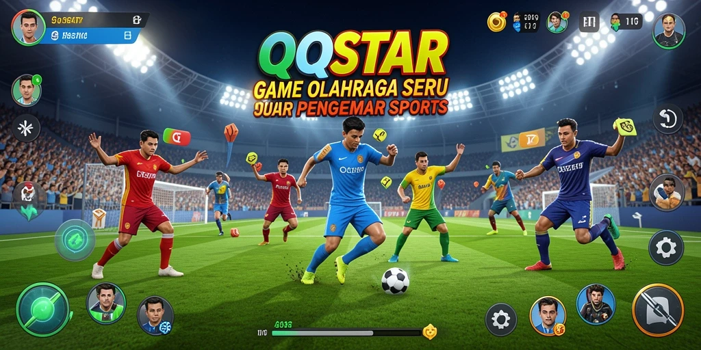 Tampilan akhir dari pertandingan olahraga yang intens dan penuh aksi.