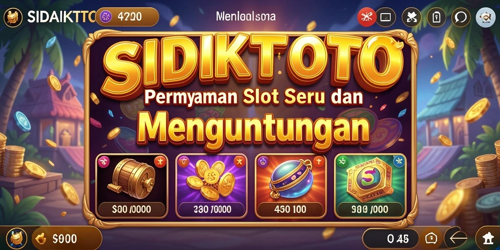 Tangkapan layar gameplay Slot yang menarik di SIDAKTOTO.