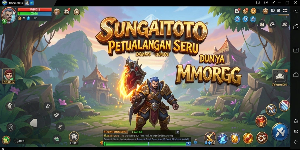 Screenshot gameplay SUNGAITOTO menampilkan pertarungan epik antar pemain.